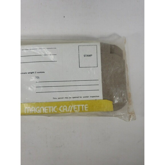 Vintage Magnetic Cassette Tape Mailing Boxes FW Woolworth New Sealed 10 Pack - Picture 13 of 16